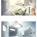 Fondo luces sombras/acuarela. Traditional illustration, 2D Animation, and Concept Art project by Julio Rodriguez - 10.20.2018