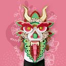 Dragón de San Jorge. Un proyecto de Arte urbano, Artesanía, Concept Art, Dirección de arte, Diseño de carteles, Diseño de personajes y Papercraft de Jessica Sanmiguel - 24.10.2017