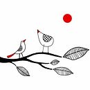 Pájaros. Projekt z dziedziny Craft, Projektowanie dodatków, Trad, c i jna ilustracja użytkownika Vera Aldabe Gil - 25.10.2018
