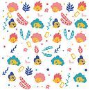 Urban Jungle Pattern. Un proyecto de Ilustración digital de Mariana Aravena - 25.10.2018