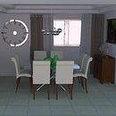 Renders Apartment 2. Un progetto di 3D, Architettura d'interni, Design, Interior design e Lighting design di Sini Alexandra Valdez Hidalgo - 25.10.2018