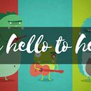 Say hello to hello . % Davide De Conti tarafından hazırlanan 2D Animas, on, Sanat Yönetmenliği, Dijital İllüstras, on, Ve Müzik projesi - 01.01.2014