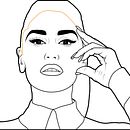 Gwen Stefani.. Un progetto di Design, Graphic design, Illustrazione tradizionale, Illustrazione digitale e Illustrazione vettoriale di Luis Barón - 26.10.2018