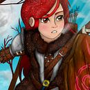 Aisha, The Hunter Ein Projekt aus dem Bereich Concept Art und Design von Figuren von Osmar Garduño Muñoz - 08.11.2018