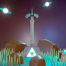 Master Sword (Low Poly). Un progetto di Modellazione 3D di Rolando Rodríguez - 06.06.2018