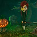 Trick or treat. Un projet de 3D, Direction artistique , et Conception de personnages 3D de Javier Gamero - 31.10.2018