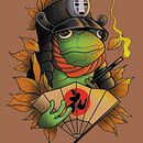 Rana Samurai. Un projet de Illustration numérique de Alan Rojo Villanueva - 01.11.2018