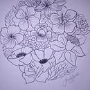 Flores. Un proyecto de Bocetado, Dibujo y Diseño de Daniela Chirinos - 15.10.2018