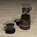 Kahvi, cofee maker -Product design. 3D, Creativit, Design, Accessor, Design, Product Design, Industrial Design, Set Design, and Product Photograph project by Amaya Luzon Franco - 11.04.2018