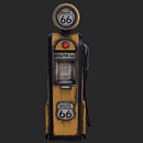 Vintage gas-station pump. Un proyecto de 3D, Modelado 3D y Videojuegos de Julia Rangel - 06.11.2018