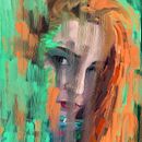 Eugenia. Un progetto di Belle arti, Disegno artistico, Disegno di ritratti, Disegno realistico, Illustrazione tradizionale e Illustrazione digitale di Hitalo Guzman - 07.11.2018