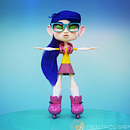 Shophie Roller 3D. Un progetto di 3D, Animazione, Modellazione 3D e Rigging di francisco Campos - 07.11.2018