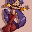 Shantae monísima. Een project van Digitale illustratie van Martín Victor Navascués González - 09.11.2018