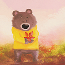 otoñó oso. Un proyecto de Animación de personajes e Ilustración digital de Anastasiia St - 10.11.2018