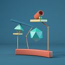 Totem estilo juguete. 3D, and 3D Modeling project by Esteban Peral Esclapez - 11.10.2018