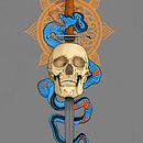 Daggers procreate. Street Art project by Zisko Zangetsu - 11.10.2018