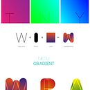 NEOU GRADIENT. Un proyecto de Concept Art, Diseño, Diseño gráfico y Tipografía de Wander Smith Parada Gollo - 11.11.2018