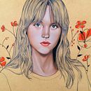 Pastel de Angele . Un proyecto de Dibujo a lápiz, Dibujo realista e Ilustración tradicional de Laurianne Vang - 12.11.2018