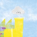 El color de las nubes. Traditional illustration project by Raquel Bonita - 04.12.2018