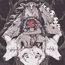 La princesa Mononoke // Princess Mononoke. Film, Art Direction, Design, Poster Design, Graphic Design, Traditional illustration, and Digital Illustration project by Dani Torres - 11.15.2018
