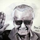 Gracias Stan Lee!!   . Traditional illustration, Film, Comic, and Artistic Drawing project by Jose Cavero Valencia - 11.19.2018