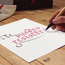 ¿Te puedes resistir?. Projekt z dziedziny  Kaligrafia i Design użytkownika Lucy González - 19.11.2018