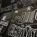 Lettering en pizarras para Boda. Lettering project by Juan Carlos Serrano Aguilera - 11.21.2018