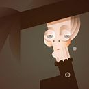 Retratos vectoriales (2014-2015). Ilustração digital e Ilustração vetorial projeto de Maria Picassó i Piquer - 01.01.2015