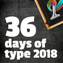 36 Days of Type 2018. Calligraph, Creativit, Traditional illustration, and Lettering project by Kobby Mendez - 11.21.2018