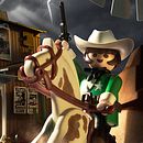 Playmobil Western "The Storm". Studio Photograph, Product Photograph, and Photographic Lighting project by Adrián Limón Rivera - 11.21.2018