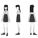 Colegiala monstruo. 2D Animation, and Character Design project by Alejandra Pastoriza Garibotto - 10.03.2017