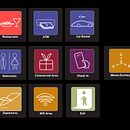 Italy's airport signs redesign.  projeto de Ale Ramírez - 28.08.2018
