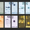 El Salvador Currency Redesign. Design gráfico projeto de Ale Ramírez - 21.09.2018