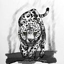 Jaguar. Projekt z dziedziny Concept art,  R, sunek,  R, sunek art, st, czn, Trad, c i jna ilustracja użytkownika Lucy González - 26.11.2018