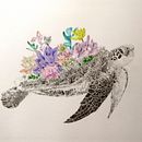 Que lo que lleves contigo sean solo cosas buenas.. Projekt z dziedziny Trad, c i jna ilustracja użytkownika Dulce Lopez Iñiguez - 21.06.2018