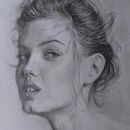 Mi Proyecto del curso: Retrato realista con lápiz de grafito. Un proyecto de Dibujo a lápiz y Dibujo de Retrato de bruno gamarra - 07.12.2018
