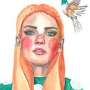 My Irish soul. Mi alma irlandesa. Ein Projekt aus dem Bereich Bleistiftzeichnung, Porträtzeichnung und Aquarellmalerei von Eva Eire - 29.11.2018