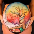 Belly Painting - Barriguitas de mamá! :) <3 . Un progetto di Belle arti, Disegno, Disegno artistico, Design, Fotografia, Fotografia in studio, Fotografia di ritratto, Illustrazione tradizionale, Pittura e Pittura ad acquerello di Susi Kiu - 02.12.2018