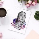 Lyla. Pencil Drawing, Design, Graphic Design, Traditional illustration, and Watercolor Painting project by Sandra Casado Díaz - 12.03.2018
