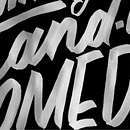 Sign Painting Noche de Stand-up y cena romántica. Een project van Posterontwerp, Grafisch ontwerp, T y pografie van Juan David Lucero Quintana - 06.12.2018