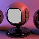 Televisión  . 3D proyek oleh Jhon Asqui - 12.08.2018