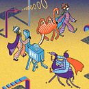 Carteles. Un progetto di Design, Design di poster , Graphic design, Illustrazione digitale e Illustrazione vettoriale di Lola Fernández Corral - 08.12.2018