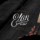 Logo, Elan coffee & art. Un progetto di Br, ing, Br, identit, Design di loghi, Graphic design e Lettering di Alexander Osorio - 10.12.2018