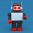 Robot SATURN . % Sal Rom tarafından hazırlanan 3D Karakter Tasarımı, Ve 3D Modelleme projesi - 12.17.2018