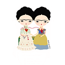 Las dos Fridas. Un progetto di Illustrazione digitale di dibugrafika - 16.12.2018