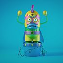 Seu babaca!. 3D, Design de personagens, Design de personagens 3D, e Modelagem 3D projeto de David Sanz Soblechero - 17.12.2018