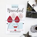 Postal Receta de Navidad. Un projet de Design  de Beatriz Camargo - 18.12.2018