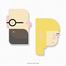 Nosotros | Retratos con los que poner cara a nuestro negocio y con nuestro estilo. Graphic Design, and Traditional illustration project by Ales Arregi - 12.20.2018