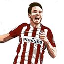 Retrato digital Saul Ñíguez.. Un projet de Dessin, Dessin de portrait, Illustration traditionnelle, Illustration numérique , et Peinture de Rubén Camacho Marín - 26.12.2018