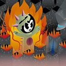 Megadino. Un proyecto de Diseño de personajes, Diseño de personajes 3D, Ilustración tradicional, Ilustración digital e Ilustración vectorial de Rocko Moran - 30.12.2018